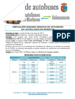 Horarios Bus Castellanos