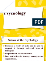 Psychology: Nature Scope