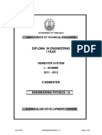 Engineering Physics II syllabus