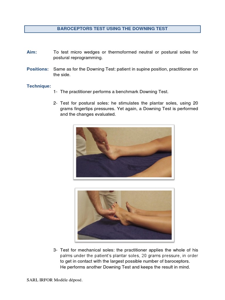 Baroceptors Test Using The Downing Test | PDF