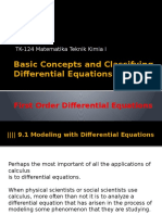 Basic Concepts and Classifying Differential Equations