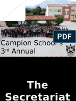 Campion School's 3 Annual Model United Nations