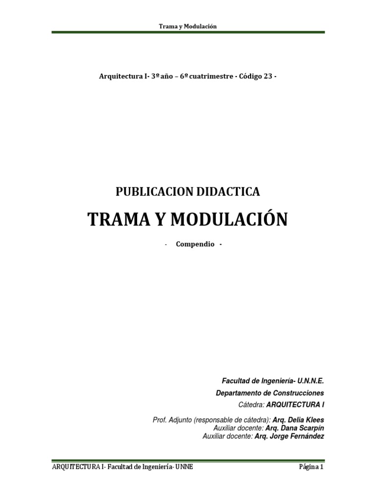 2015-Modulación y Trama | PDF | Dimensión | Diseño