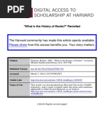 Robert Darnton - What is the History of Books Revisited