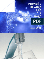 Clase No 1 Provision de Agua Fria y Agua Caliente para el estudio y calculo de red domiciliaria de agua fria y caliente