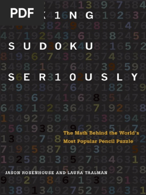 taking Sudoku Seriously