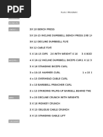 Mike thurston training split sale