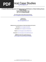 A Cognitive-Behavioral Approach to the Enhancement of Self-Esteem in a Patient Suffering Chronic