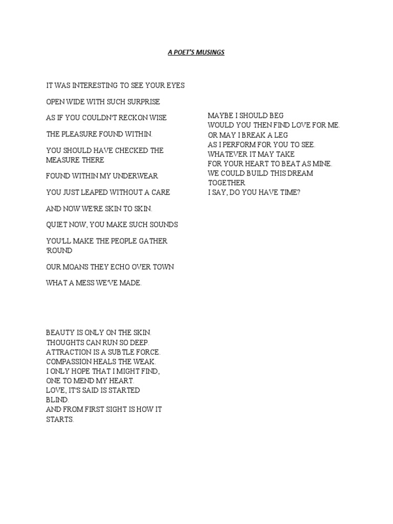 A Poet | PDF