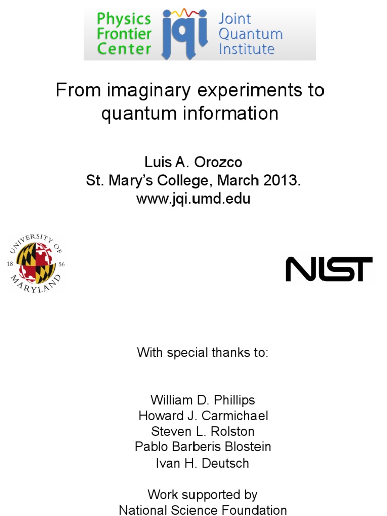 Quantum Information and Mechanics Overview | PDF | Quantum Computing ...