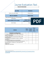 Online Course Evaluation Tool: Courses PDF