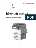 K Minolta Bizhub 163-211 User's Manual