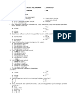 Soal Cad Kls Xii Uas 2014