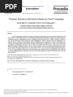 Dynamic Resource Allocation Scheme in Cloud Computing: Sciencedirect