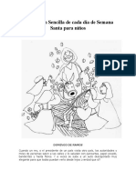 Explicación Sencilla de Cada Día de Semana Santa para Niños