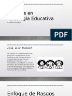 Modelos en Psicología Educativa