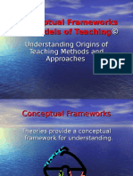 Nota Kuliah - Frameworks and Models of Teaching