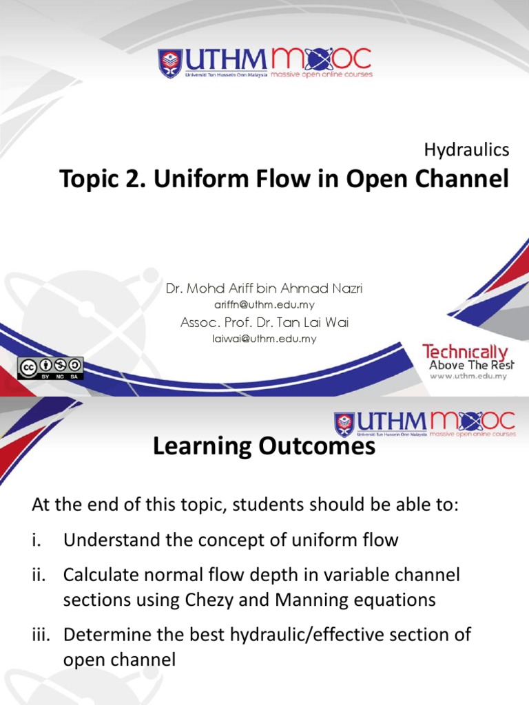 Uniform Flow in Open Channels | PDF | Building Engineering | Soft Matter