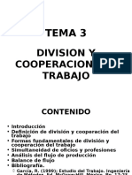 División y Cooperación del Trabajo