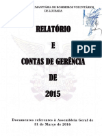 Relatório e Contas de Gerência de 2015