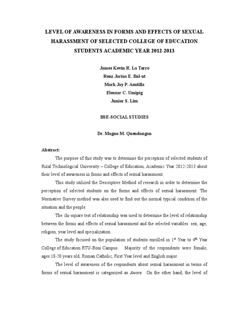 Questions to ask about harassment picture