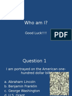 Who Am I?: Good Luck!!!!