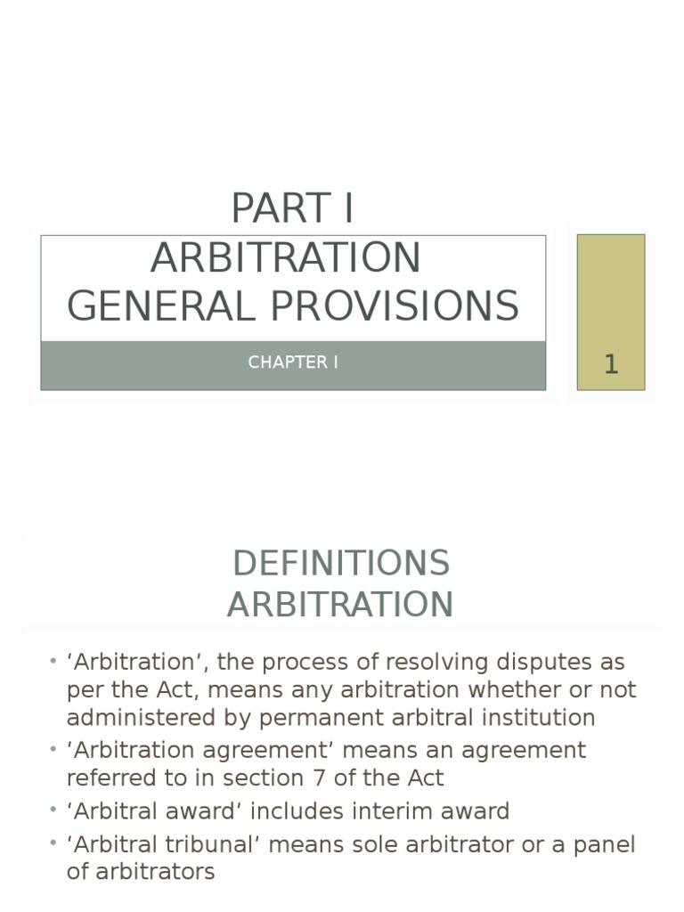 Arbitration Essentials Explained | PDF | Arbitration | Arbitral Tribunal