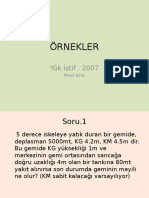 Gemi Stabilite MEYIL ACISI - 1