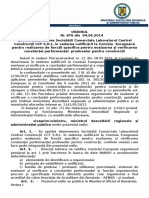 108.ordin Nr.876-04.06.2014 Pentru Desemnarea Societatii Comerciale Laboratorul Central Constructii CCF S.R.L. in Vederea Notificarii La Comisia Europeana