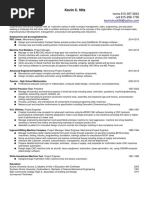 Mechanical Engineer Project Manager in Rockford IL Resume Kevin Nitz