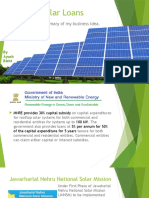 Business Idea: Solar Loans