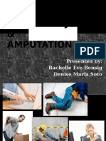Occupational-Related Injuries & Amputation: Presented By: Rachelle Eve Bensig Denise Marla Soto