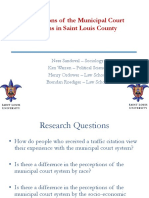 SLU Municipal Courts Study Highlights