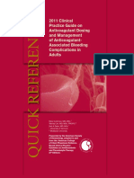 2011 Anticoagulant Pocket Guide