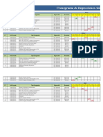 Cronograma de Inspecciones