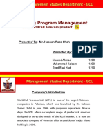 Marketing Program Management - Final Project 040514