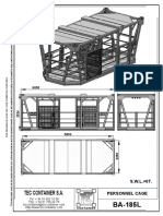 TEC CONTAINER Personnel Cage Document Restrictions