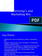 Advertising and Marketing Mix