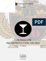 The Hallow Interpretation Award 2016