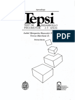 Test de Desarrollo Psicomotor TEPSI