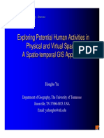 Human Activities in Physical & Virtual Spaces