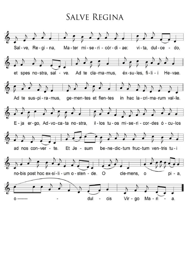 Salve Regina PDF