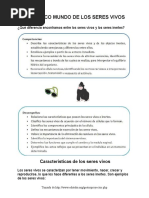 Unidad Didáctica Desarrollo Sere Vivos
