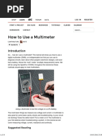 How To Use A Multimeter