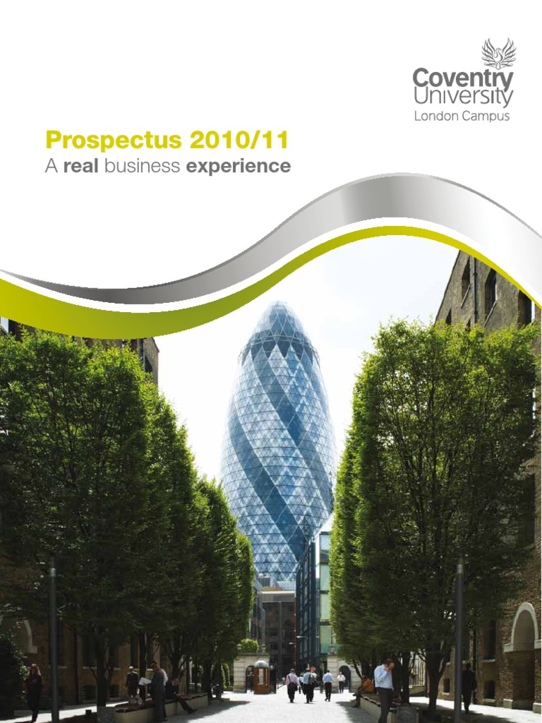 | University Prospectus MBA Campus London ... Of Coventry Master