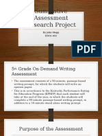 Summative Assessment Research Project