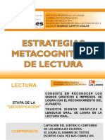 Estrategias Metacognitivas de Lectura