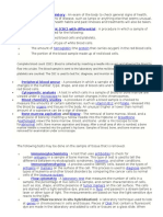 Hemoglobin Protein: Physical Exam History