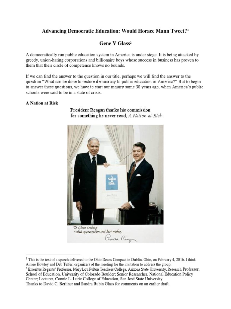 Education Reform HoraceMann Sat Common Core State Standards