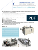 Automatic punching and perforating machine 